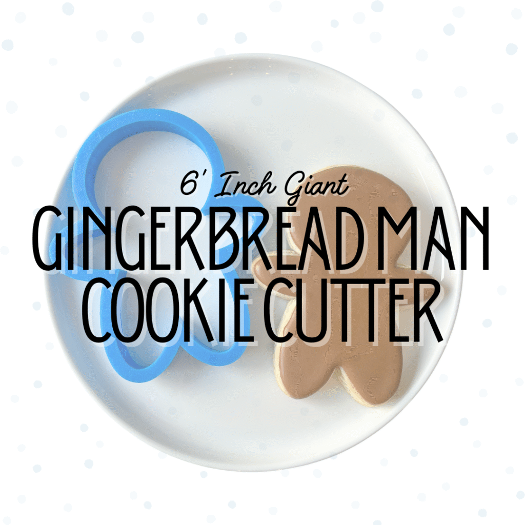 6" Inch Gingerbread Man Cookie Cutter