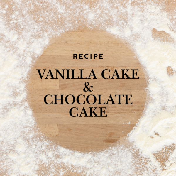 Vanilla and Chocolate Cake Recipe Bundle