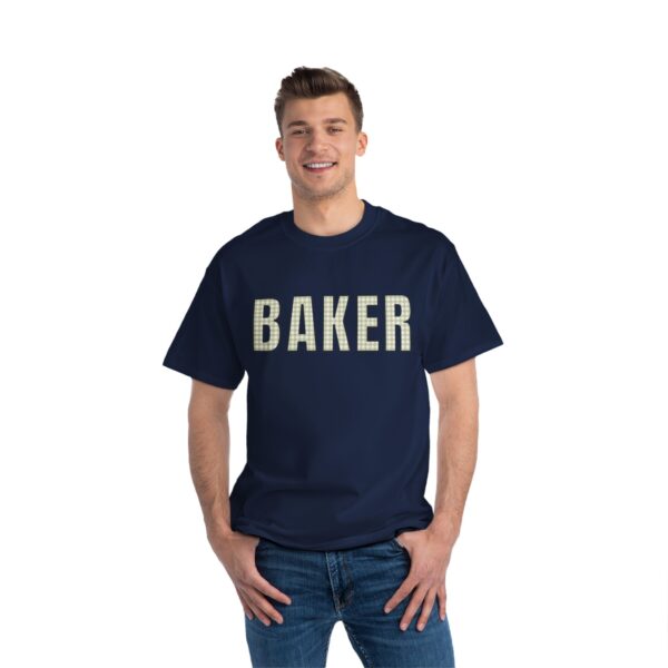 "BAKER" Gingham Style Tshirt - Beefy-T®  Short-Sleeve T-Shirt - Image 8