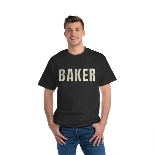 "BAKER" Gingham Style Tshirt - Beefy-T®  Short-Sleeve T-Shirt - Image 11