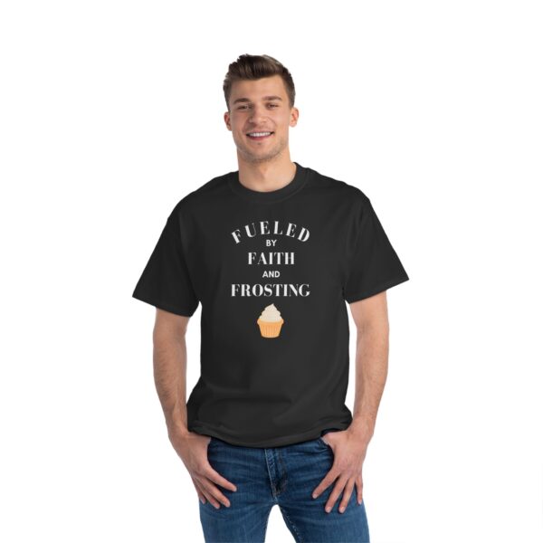 "Fueled By Faith & Frosting" Beefy-T®  Short-Sleeve T-Shirt - Image 8