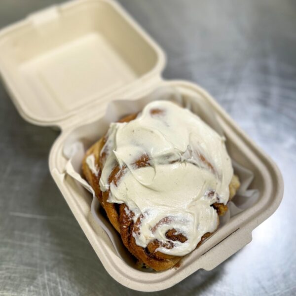 Giant Cinnamon Roll with Cream Cheese Frosting